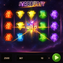 ViciBet - Starburst Slot Game - Free Spins and Respins