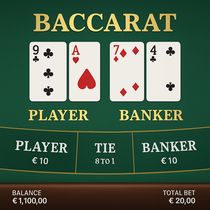 ViciBet - Baccarat Table Game - Low House Edge